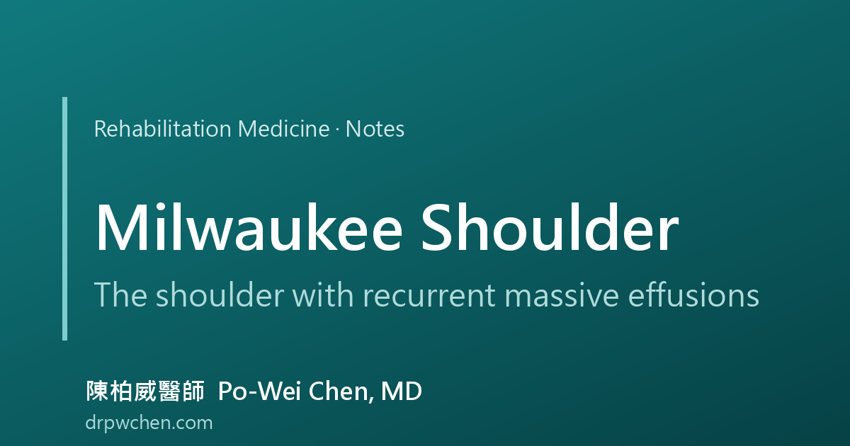 Milwaukee shoulder notes cover