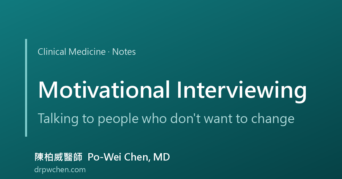 Motivational Interviewing Notes Cover