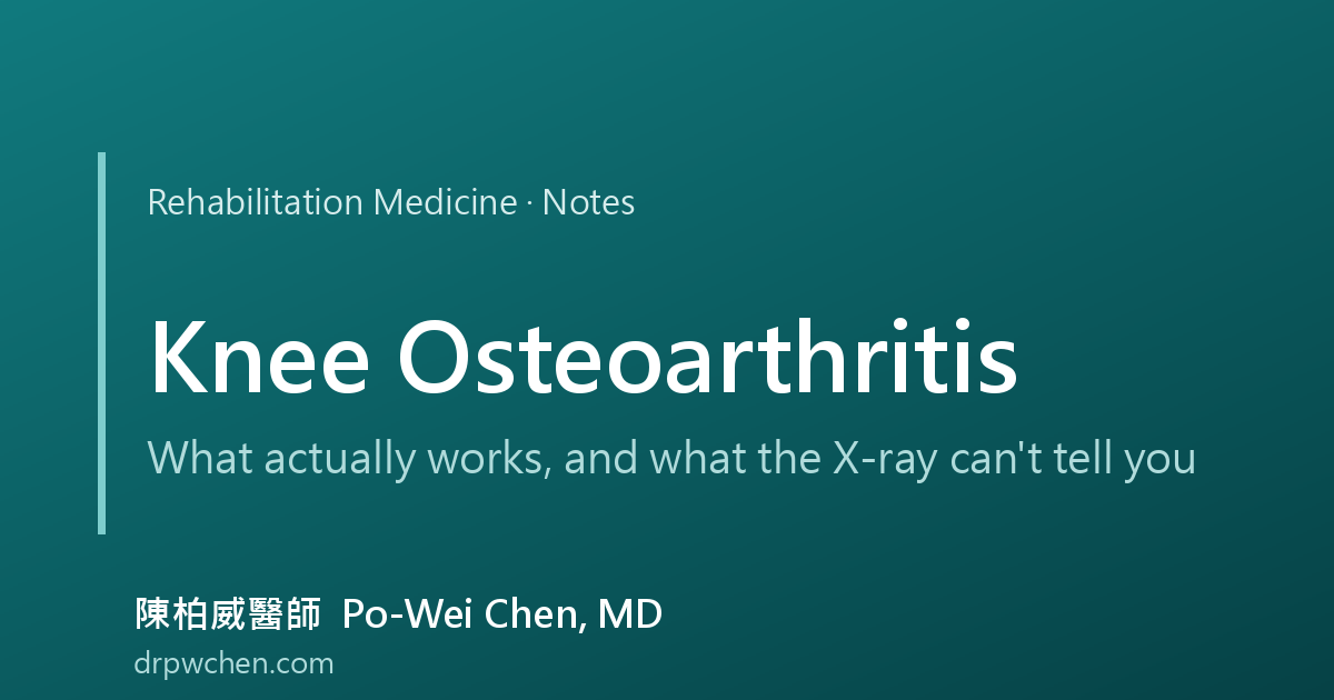 osteoarthritis knee degeneration notes cover